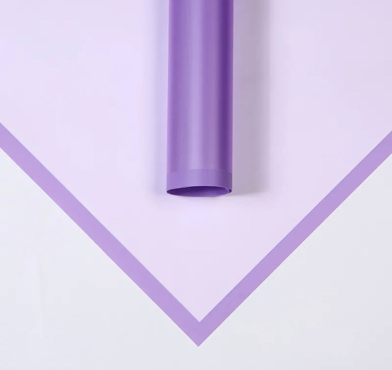 Purple Frosted Border Wrap