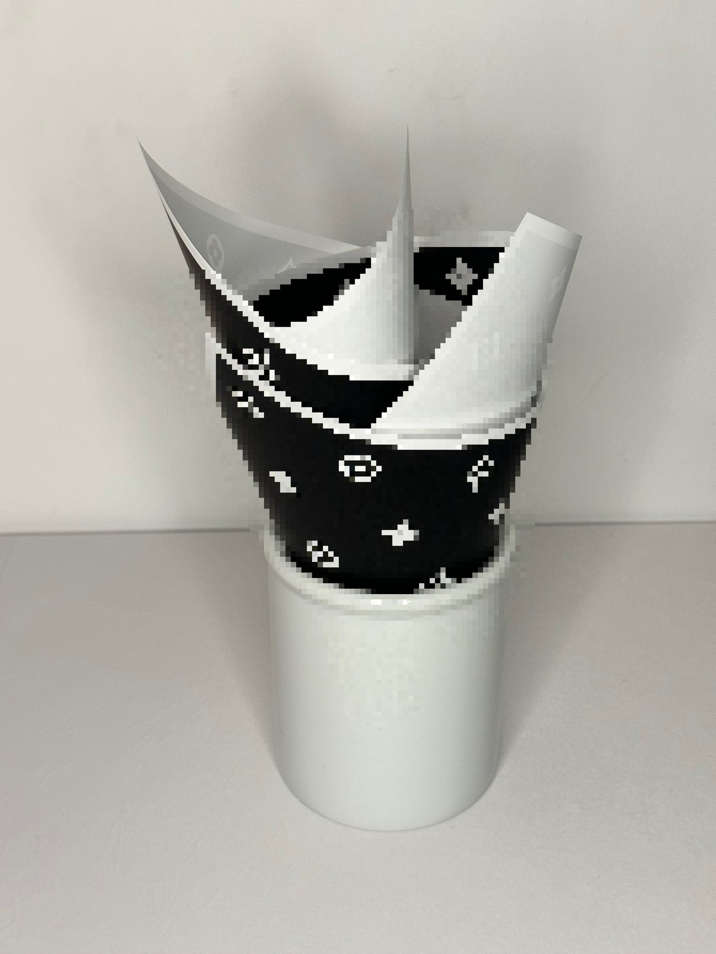 Black LV Luxury Paper