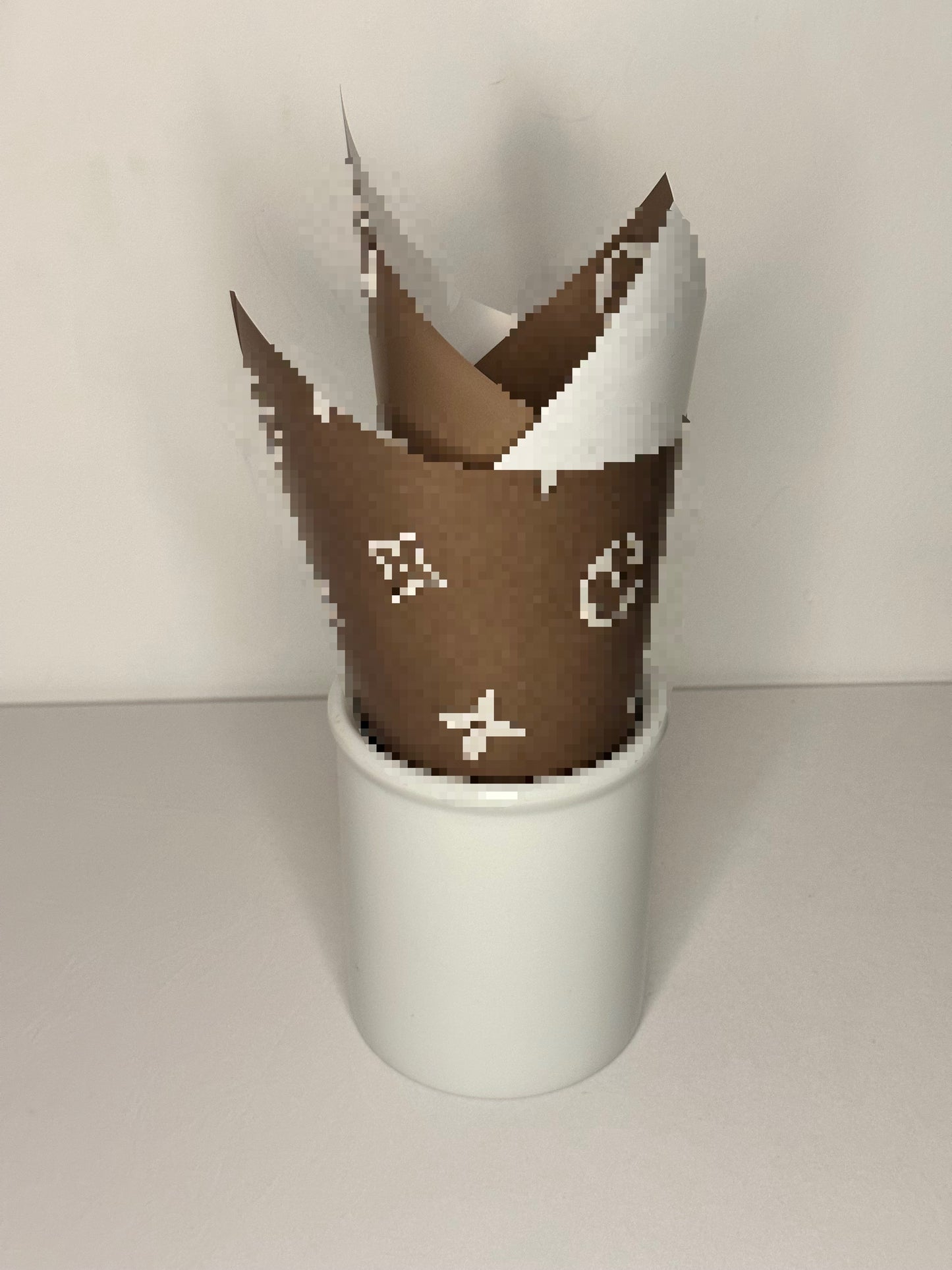 Brown LV Luxury Paper