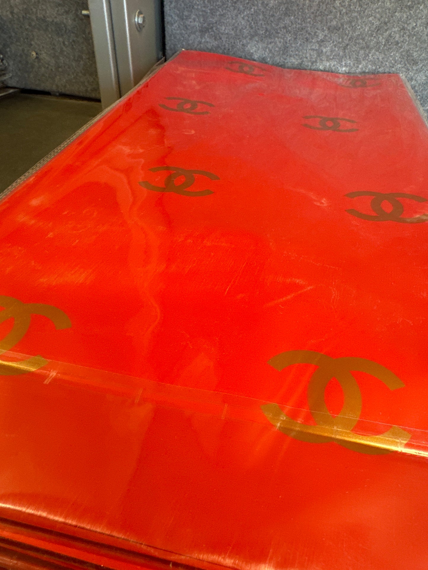Bright Red CC luxury paper