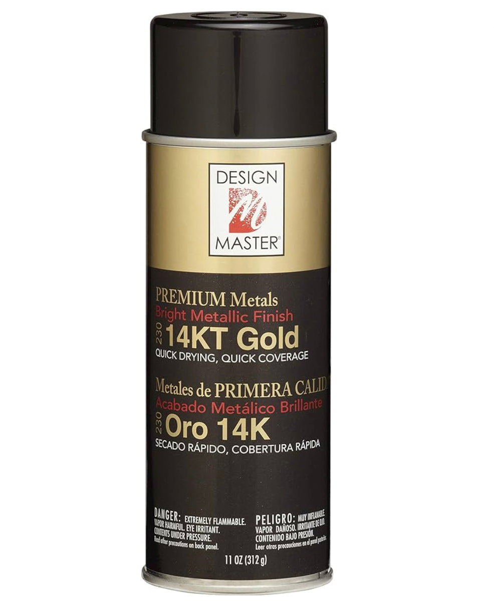 14K Gold DM Spray Paint