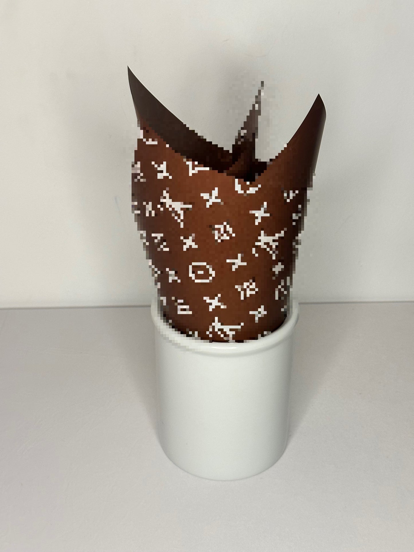 Brown LV Luxury Paper