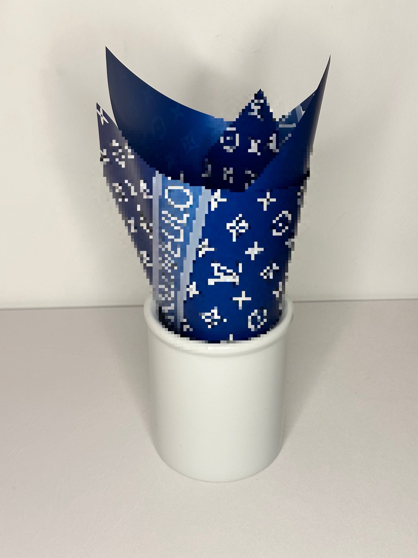 Royal Blue LV Luxury Paper