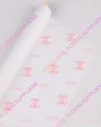 White/Pink CC Floral Paper