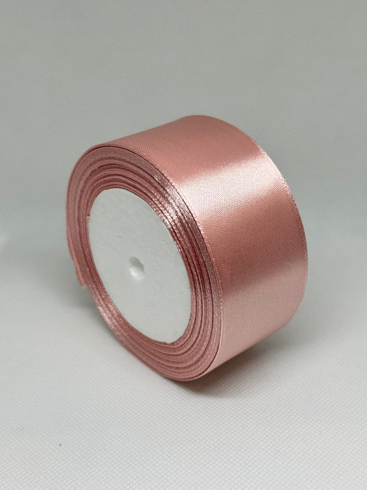 Champagne Pink Satin Ribbon