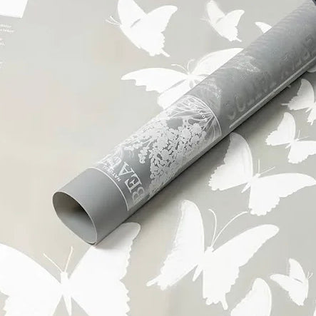 Grey Butterfly Tattoo Paper