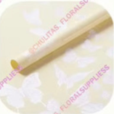 Yellow Butterfly Tattoo Paper