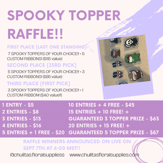 Topper Raffle Entry!!!