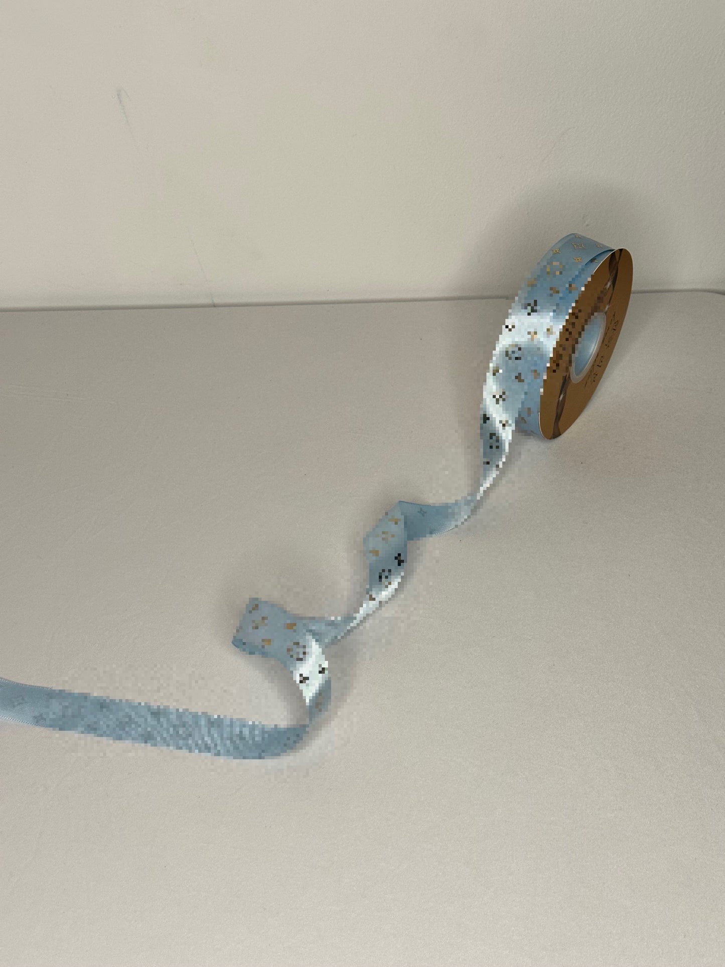 Light Blue LV Luxury Ribbon