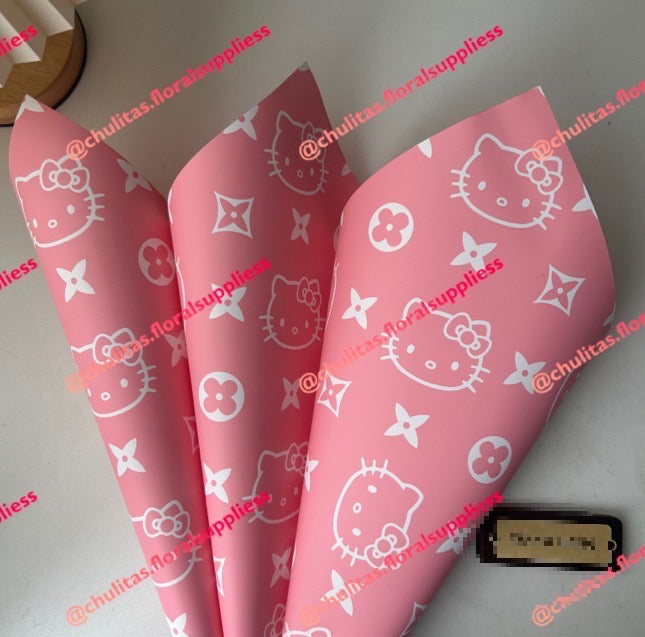 Pink LV Kitty Luxury Paper